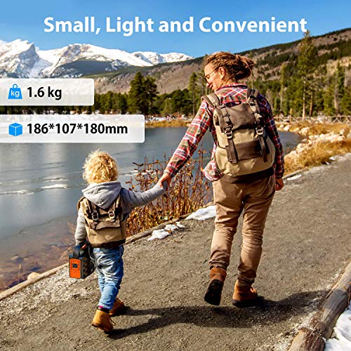 Generator Portable Power Station,NusGear 155Wh 42000mAh Camping Solar