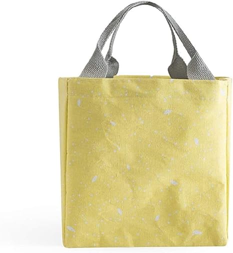 Amazon Mercie ランチバッグ 保冷 保温 巾着 小さめ 保冷バッグ お弁当 弁当袋 女の子 アルミシート 丸洗える 軽量 かわいい 通勤 通学 運動会 ピクニック 花火大会 花見 8色 雪 イエロー ランチバッグ ランチ巾着 ランチベルト オンライン通販