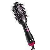 Fönbürste, Multifunktions-Fön & Volumizer Salon Hot Hair Brush Roller Kamm Negat