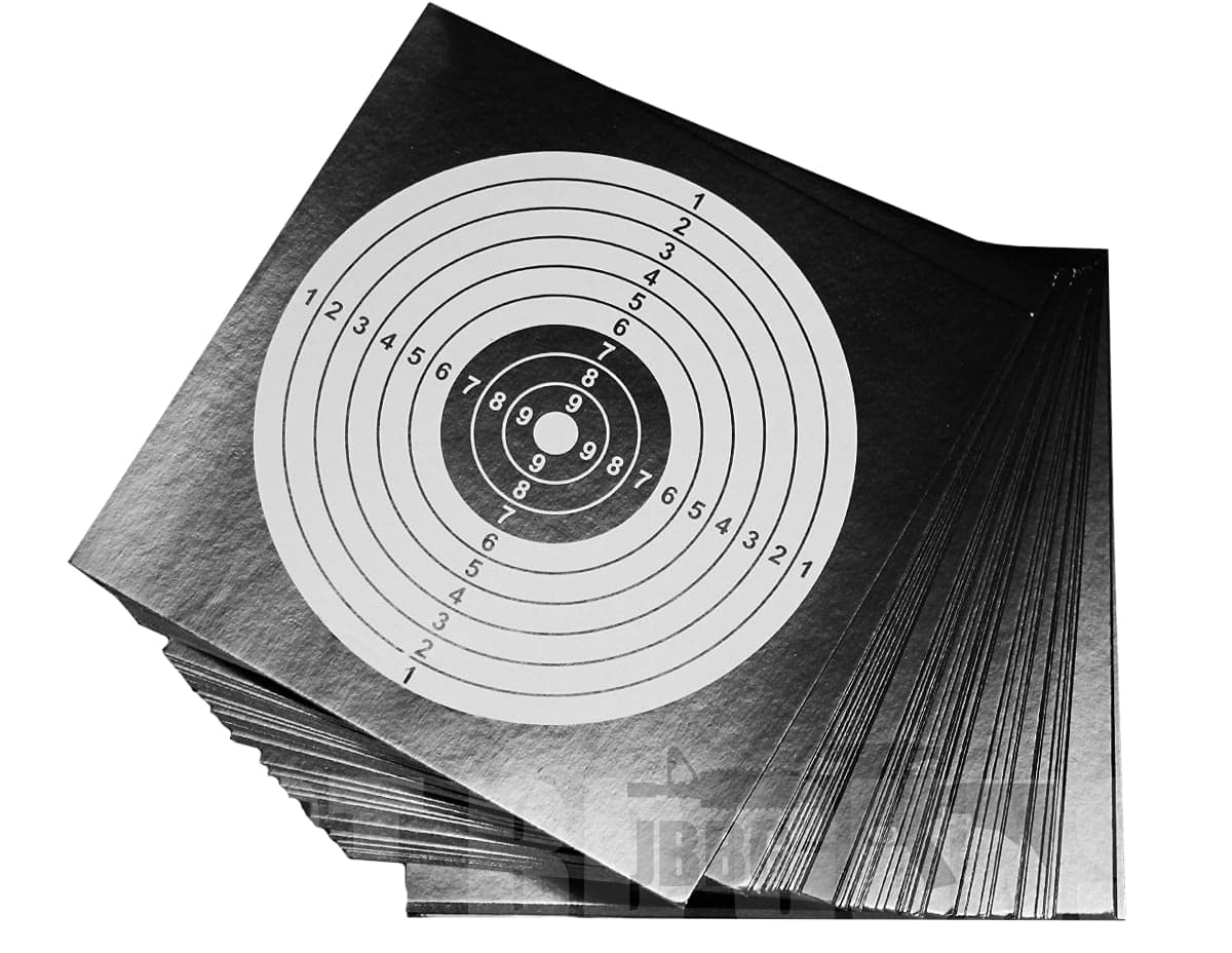 Airsoft High Grade 6mm 0.20g Biodegradable White BB Pellets High Precision Polished BBS 1000,2000,5000,10000 Shots In A Resealable Bag ALLCLEARANCEUK (100 Card Airsoft Targets Black)