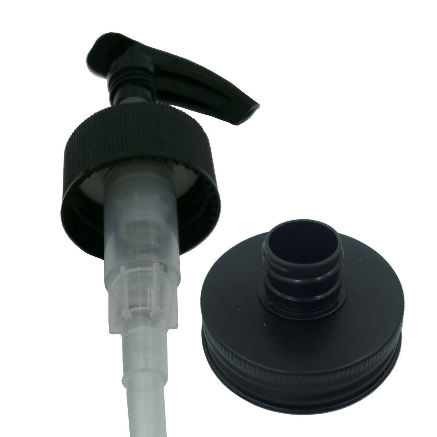 Rust Resistant and Leakage Proof Matt Black Soap Dispenser Pump Lids