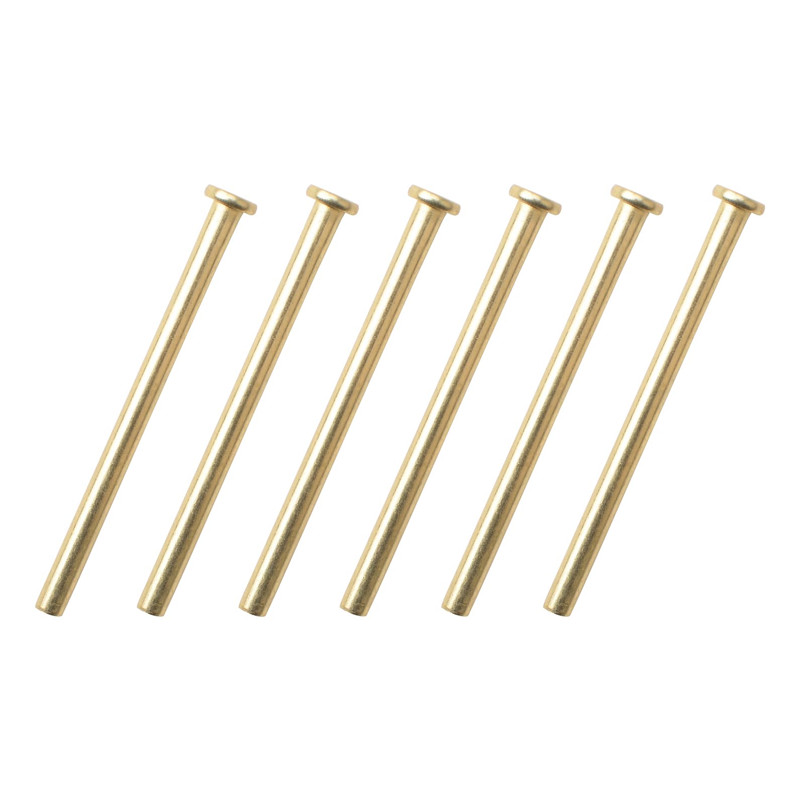 INCREWAY Door Hinge Pins, 6PCS Residential Hinge Pins 3.5 Inches Modern Style for Interior Door Security, Gold