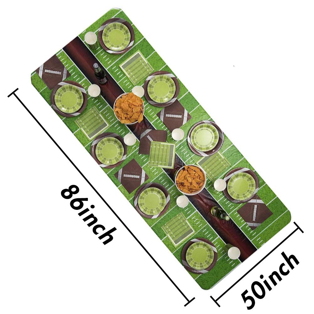 HansGo Football Tablecloth, Football Touchdown Table Football Fan Party Game Decoration 86\