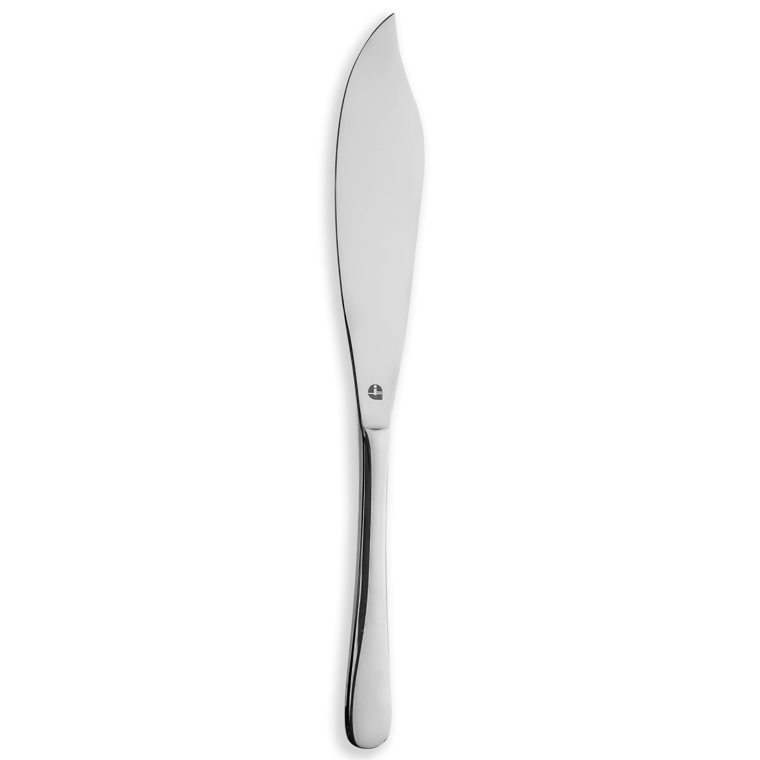 Grunwerg Windsor Carded Cake Knife CAKWDR/C, 18/0 Stainless Steel, Silver, 26 cm