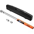 VEVOR Digital Torque Wrench, 1/2" Drive Electronic Torque Wrench, Torque Wrench Kit 25-250ft.lb/34-340n.m Torque Range Accurate to ±2%, 3-Mode Adjustable Torque Wrench Set with LED Buzzer Calibration