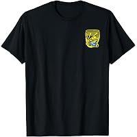 French Special Forces Navy Commando Hubert T-Shirt - Military Marine Theme, Cotton, Black/Navy, Men's Regular Fit