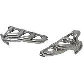 BBK 35100 1-5/8" Shorty Tuned Length Performance Exhaust Headers for Ford F Series Truck F150 302 - Polished Silver Ceramic Finish