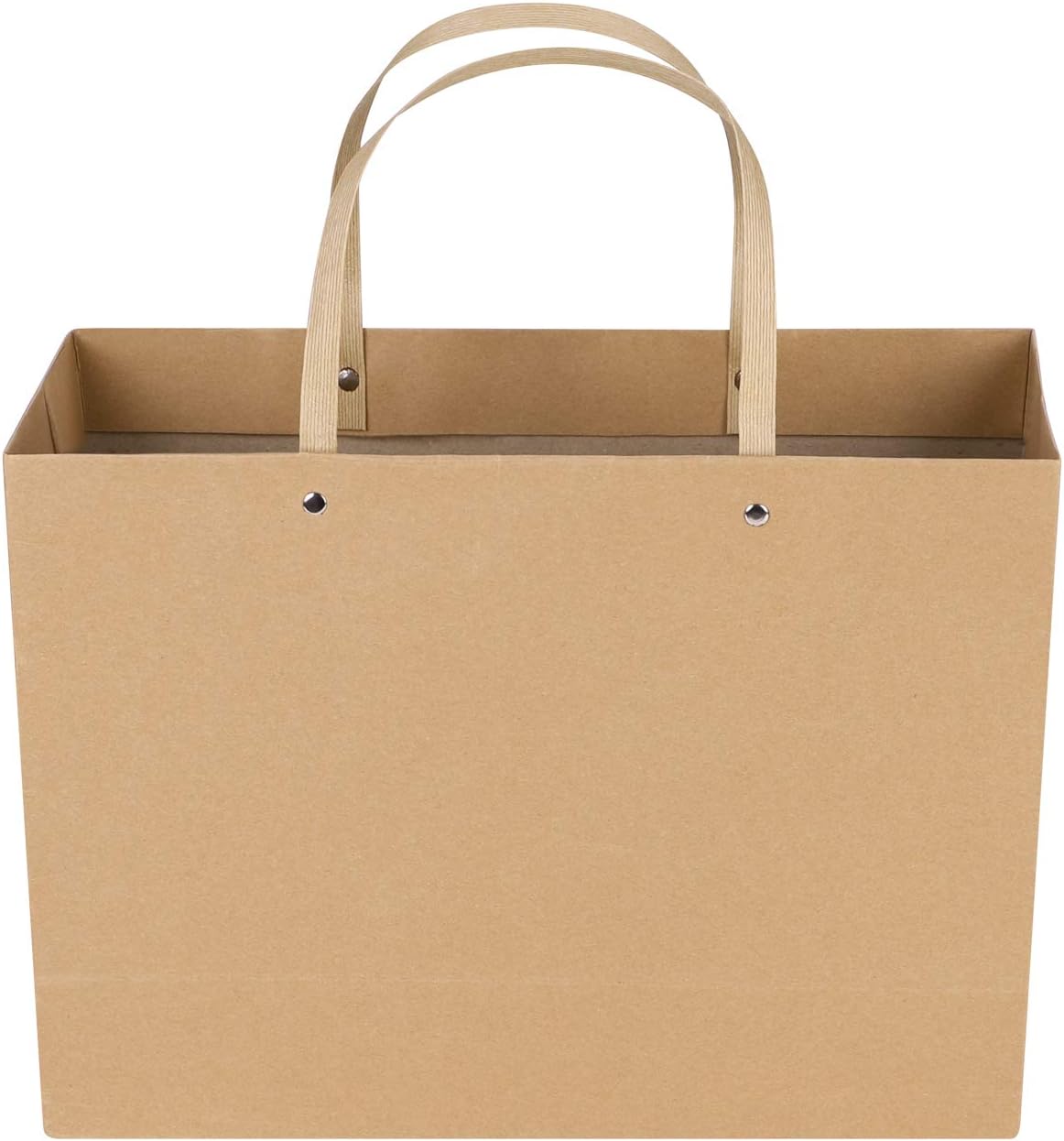 10pcs Paper Carrier Bags Large Kraft Gift Bags Party Bags with Handle Reusable Present Treat Bag Tote Bag for Birthday,Wedding,Christmas Party,Shopping,Baby Shower,Bridal Shower,Restaurant takeouts - Image 4
