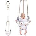 Doorway Jumper for Baby, Baby Jumper with Adjustable Strap, Baby Door Jumper for Indoor/Outdoor Play, Easy to Assemble & Store (Ideal Gift for 6-24 Months)