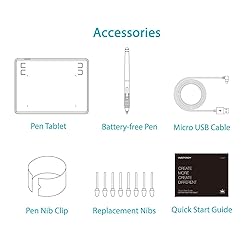HUION Inspiroy H430P Drawing Tablet 4.8x3 Graphic