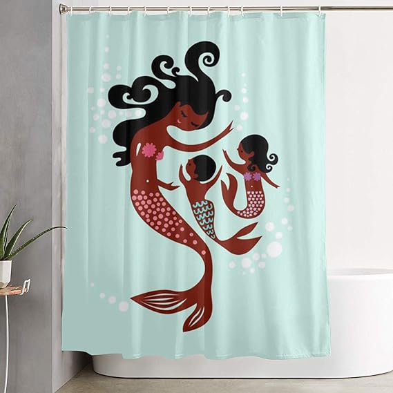 Amazon Com 60 X 72 Inch The Little Mermaid Under The Sea Bath