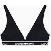 Emporio Armani Women's Iconic Logo Band Padded Bralette