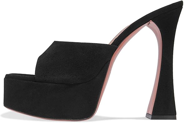 slide mules heels