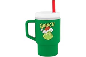 Infantino My 1st Tumbler, Silicone Sippy Cup with Straw & Handle, Spill-Resistant Baby Cup for On-the-Go, BPA-Free Transition Bottle, Grinch Green
