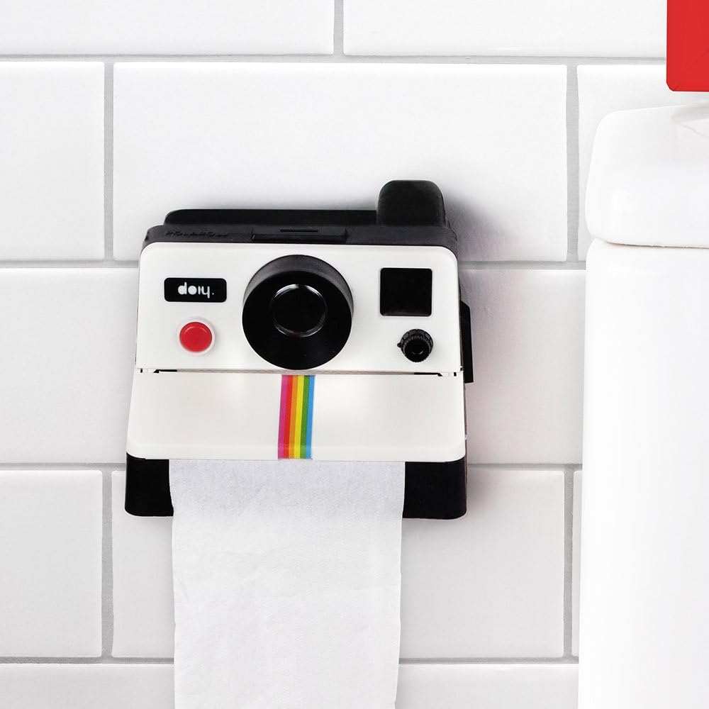 PolaRoll Polaroid Camera Toilet Paper Holder and Dispenser, Toilet