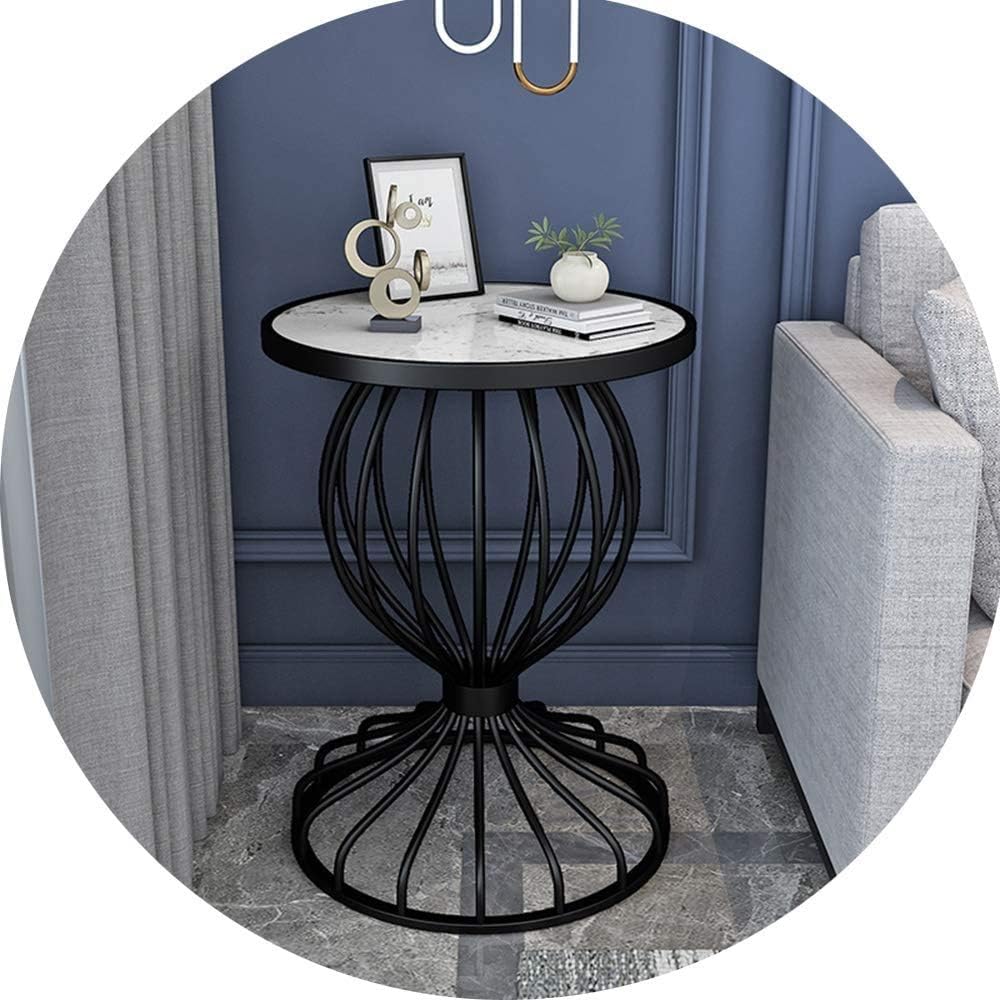 ZZX - Mesita de noche pequeña mesa auxiliar, mesa auxiliar de mármol