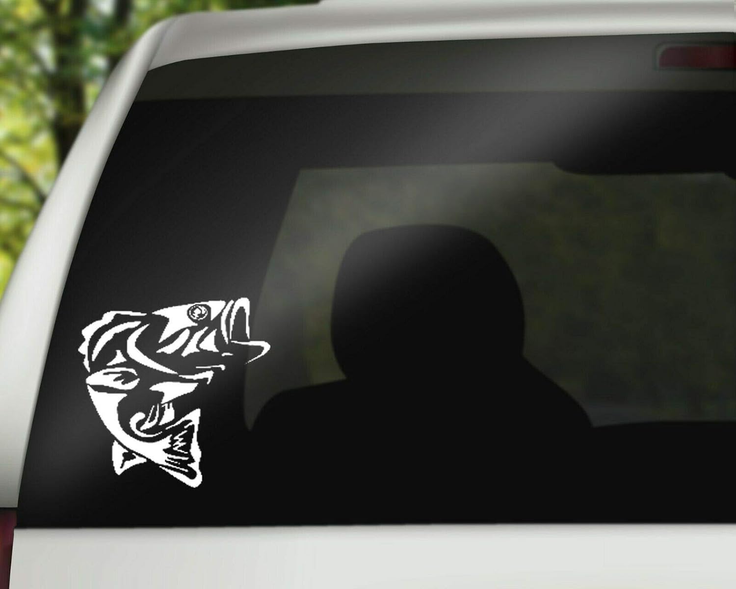 Fishing Decal, Fish Vinyl, Car Decal, Gift Sports & Outdoors