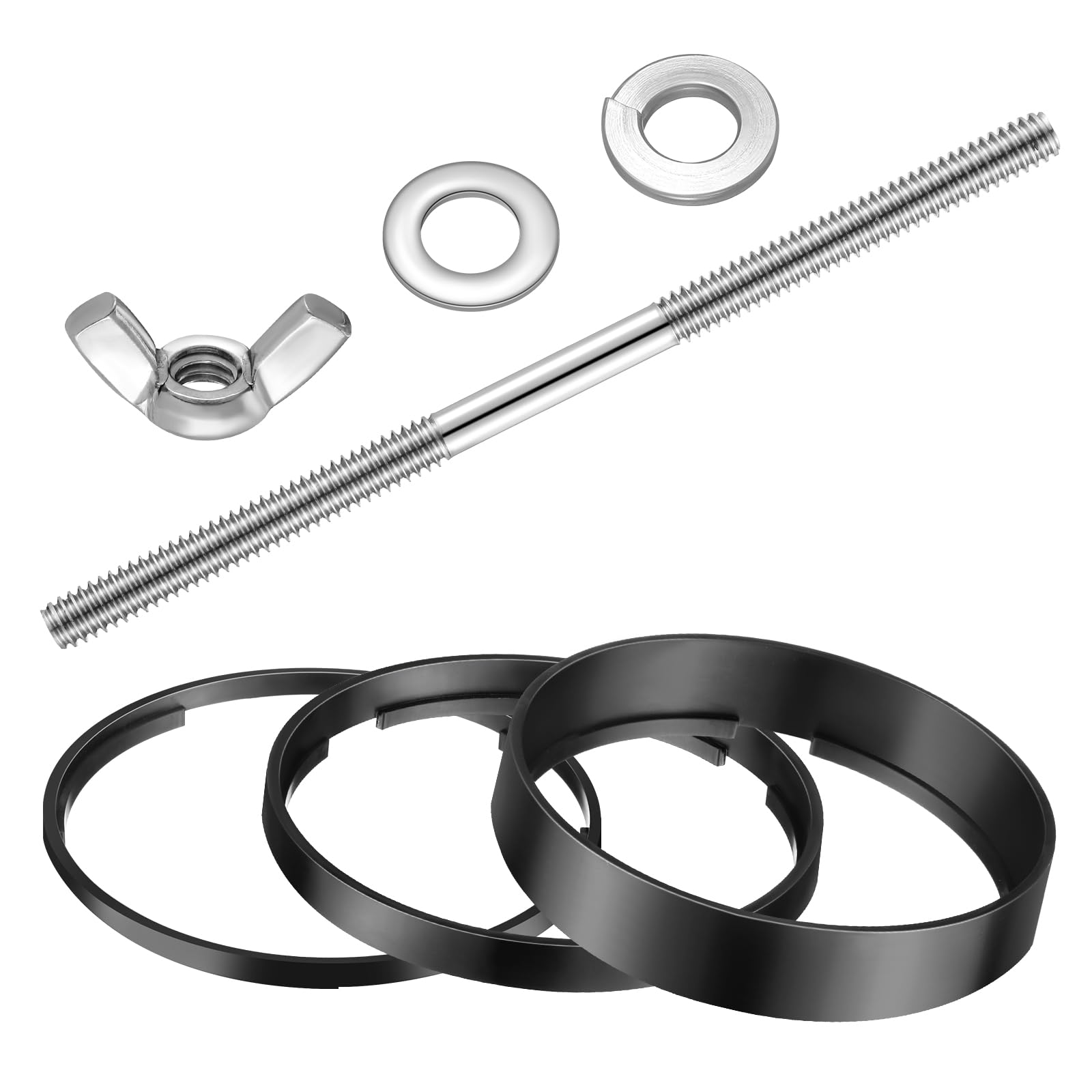 Photo 1 of BBTO 4 Pieces Air Cleaner Riser 5 Inch Stainless Steel Air Cleaner Stud Kit Air Cleaner Mounting Bolt Tool Air Cleaner for Carburetor