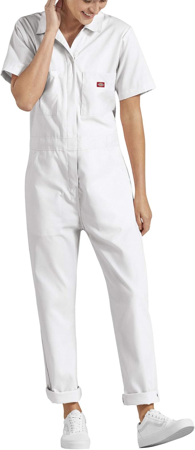 ladies white boiler suit