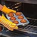 Finally! Heavy-Duty Women's Silicone Oven Mitts by Love This Kitchen | 2 Sizes Available in 9 Colors | Heat Resistant Gloves For Her Cooking, Baking & Barbecue Needs (1 Pair, Size: XS/S, Color: Teal)