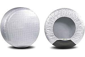 Amfor Tire Covers Set of 2, Waterproof Anti-UV Sun Snow Rain Tire Covers for Trailers, RV, Camper, SUV, Truck, Fit 27-29 inches Tire Diameter