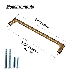 Goo-Ki Antique Brass zinc Alloy Cabinet pulls for