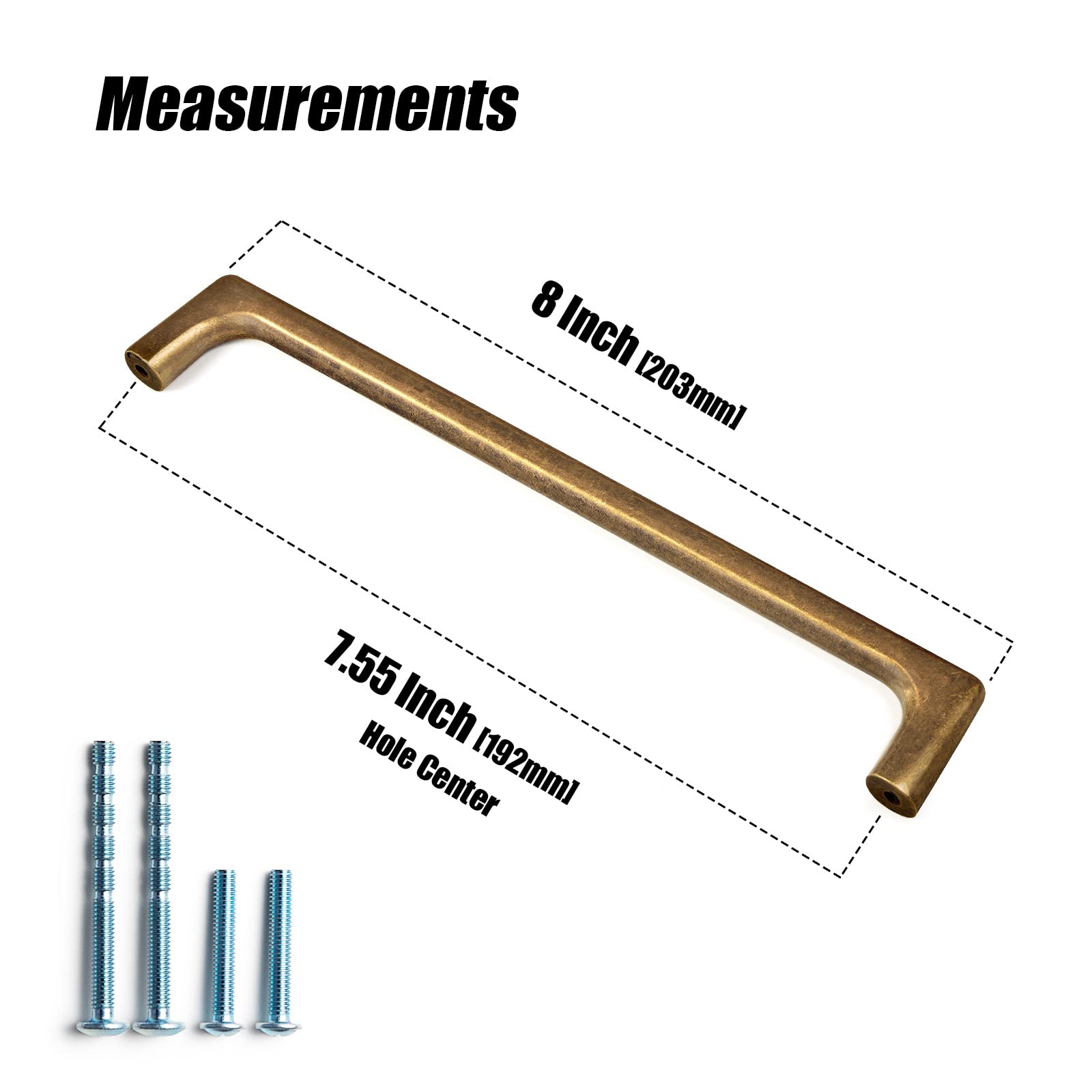 Goo-Ki Antique Brass zinc Alloy Cabinet pulls for