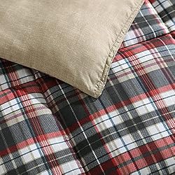 Eddie Bauer - King Comforter Set, Reversible Plaid