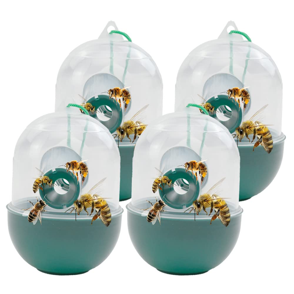 Ram® 4 X Hanging Wasp Trap Hornet Bee House