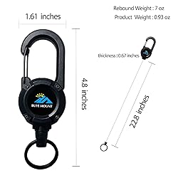 Yojaro Retractable Keychain Heavy Duty, Multitool