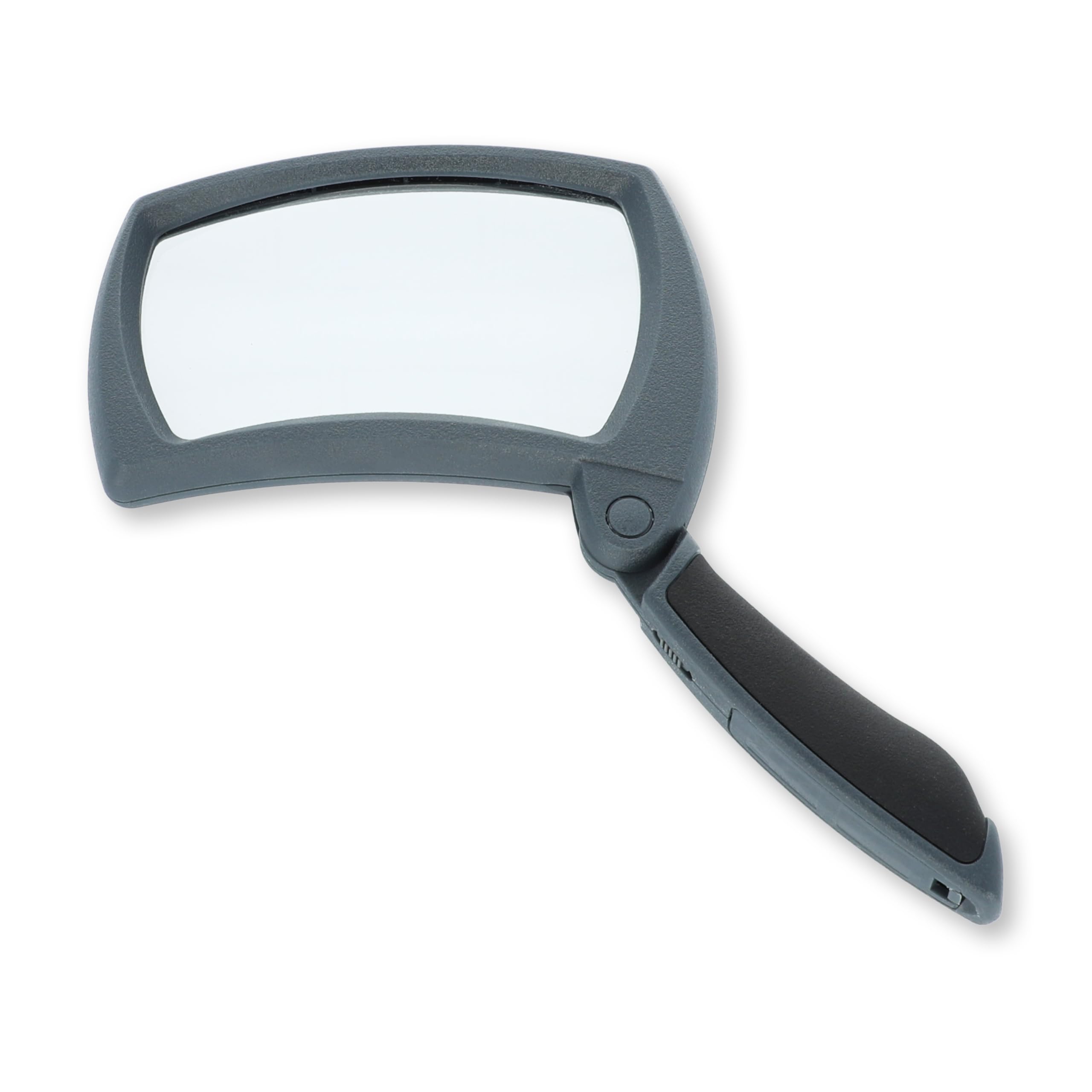 Carson MJ-50 MagniFold LED Lighted Handheld 2x Magnifier with Folding Handle , Grey