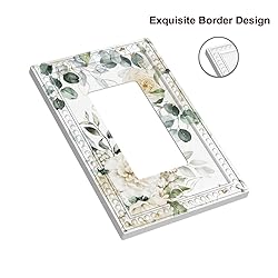 Cuitxrac Boho Floral Decorator Light Switch or