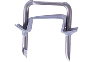 Gardner Bender MSI-5310 13/16 in (21mm), Metal Insulated Service Entrance Staple, w/Polyethylene Insulated Strap, Grey, (50-Pack)