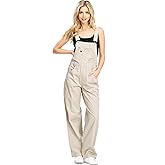 Revolt by Palomares PLUS SIZE Women's Juniors Baggy Straight Leg Twill/Denim Overalls