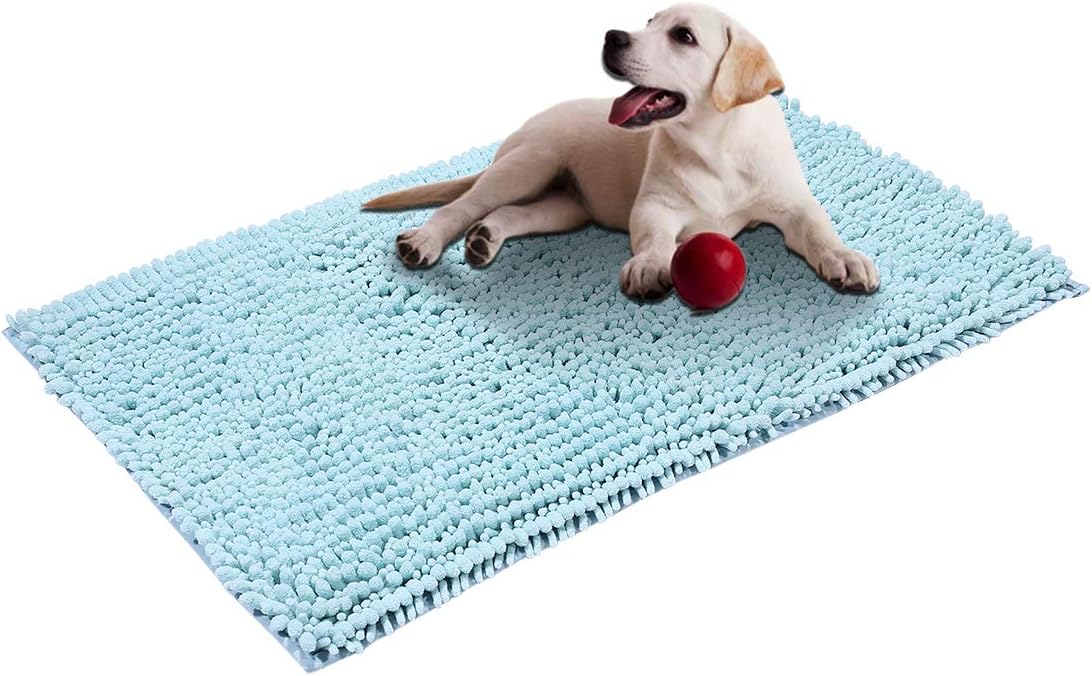 Cosyroom Microfiber Chenille Dog Door Mat Ultra Absorbent