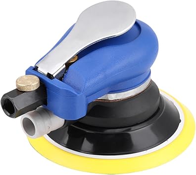 Amazon Fr Qiilu Polisseuse Pour Carrosserie Ronde Air Palm Random Ponceuse Orbitale 9000 Rpm Polisseuse Pneumatique Main Outil Ponceuse A Air Polisseuse Roue 5 Aspirateur