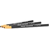 Dixon China Marker, Black, Dozen, 12 Count (Pack of 1) | Ideal for writing, drawing, schoolwork, classrooms and office use