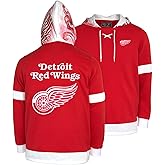 FE NHL unisex-adult Detroit Red Wings Lace Up Hoodie