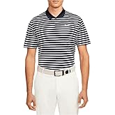 Nike Men's Dri-fit Victory Stripe Polo, Obsidian, M Regular US