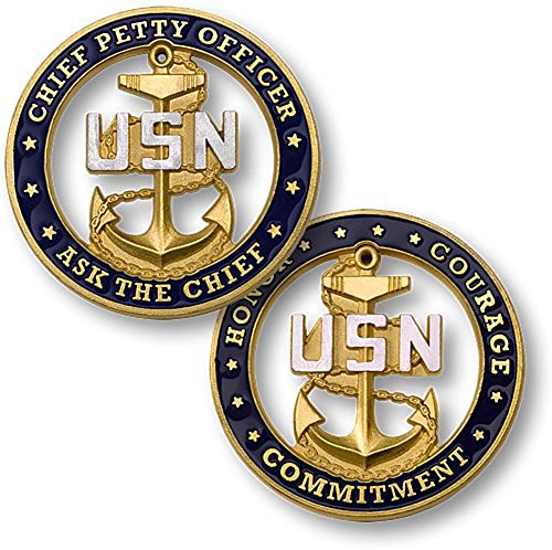 U.S. Navy Chief Petty Officer Ask the Chief Challenge Coin