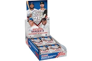 2026 Topps Baseball Series 2 Hobby Box - 75th Anniversary - 1 Autograph or Relic Card in Every Box - Factory Sealed
