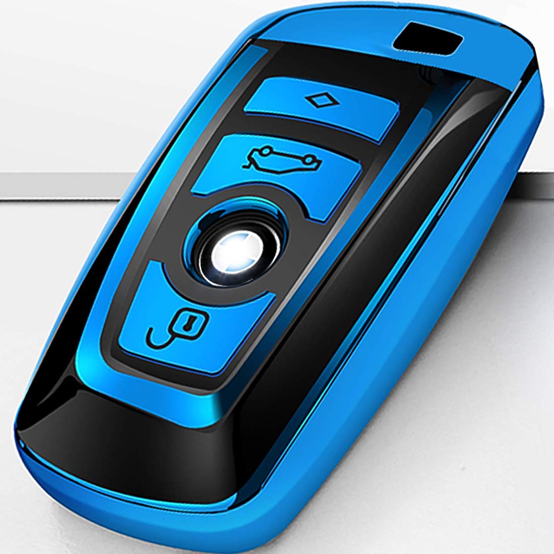 Intermerge For Bmw Key Fob Cover Key Fob Case For Bmw 1 3 4 5 6 7 Series And Bmw X3 X4 M5 M6 Gt3 Gt5 Smart Remote Premium Soft Tpu Bmw Key Cover Red Automotive Keychains