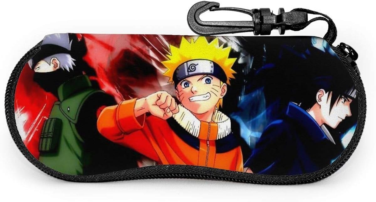 Glasses Case Anime NaRuto Eyeglasses BagSunglasses Pouch Bag Lightweight Glasses Bag With