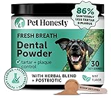 Pet Honesty Dog Breath Freshener Dental Powder for
