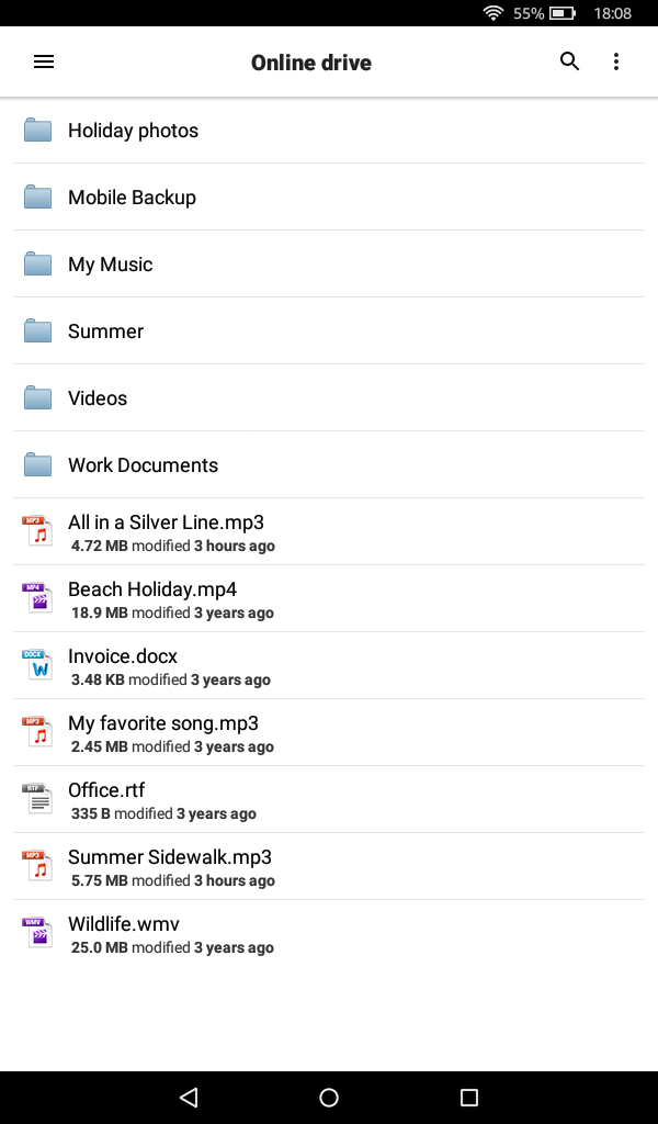 Cloud Storage from Team for Android