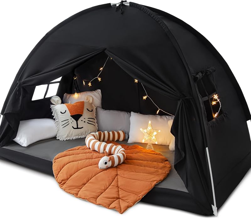 Sherilyn Full Size Bed Canopy Tent Dream Privacy Sleeping Space Blackout