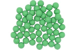 AOOHYEO Reusable 0.68 Caliber Paintballs - 100 New Re-Usable Rubber Training Elastic Balls Paint Balls
