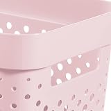 Curver Infinity Dots Set of 4 Storage Baskets 4.5 Litre Pink view 5