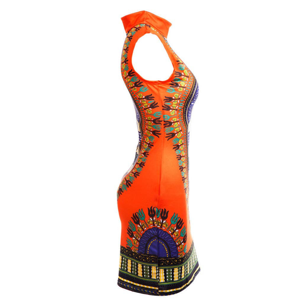 dashiki bodycon dress