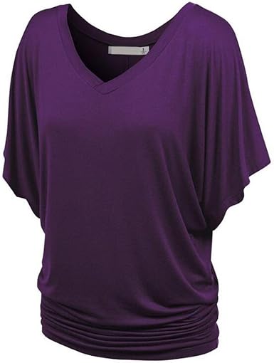 plus size purple dressy tops